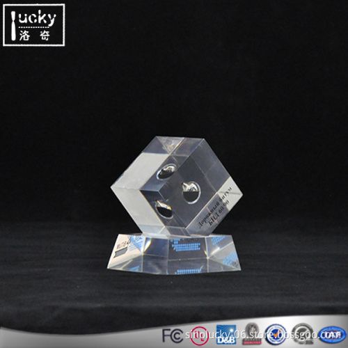 custom oil industrial gift for customer specialize in oil cube acrylic display rack